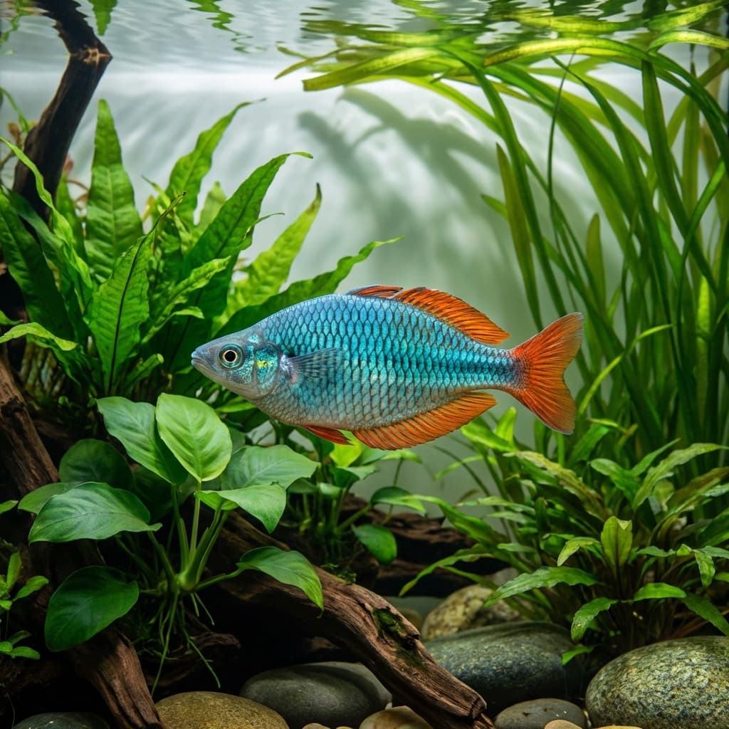 Turquoise Rainbow (Melanotaenia lacustris)