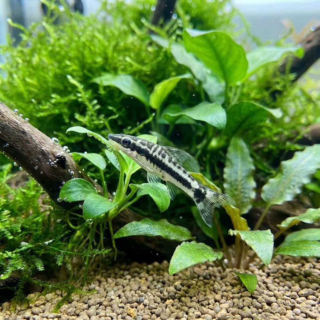 Zebra Oto (Otocinclus cocama)