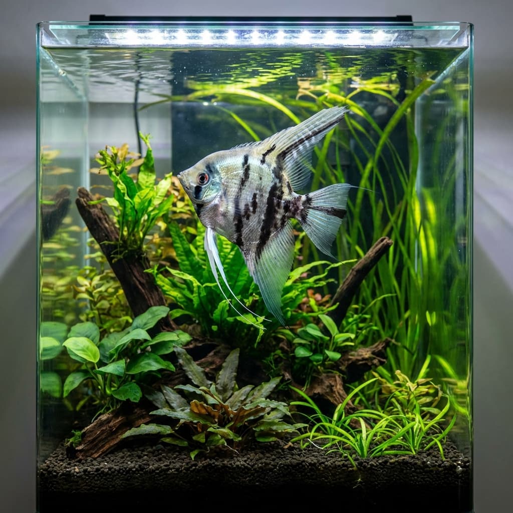 Angelfish (Pterophyllum scalare)