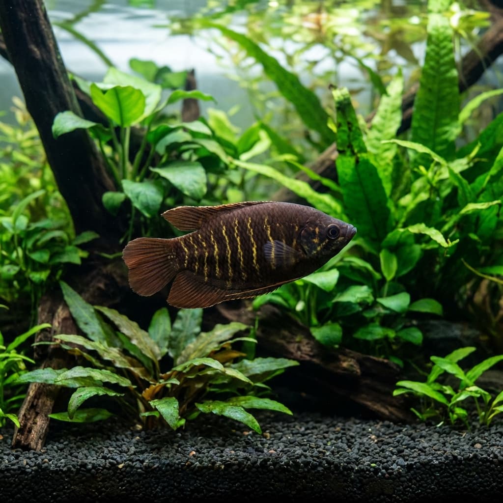 Chocolate Gourami (Sphaerichthys osphromenoides)