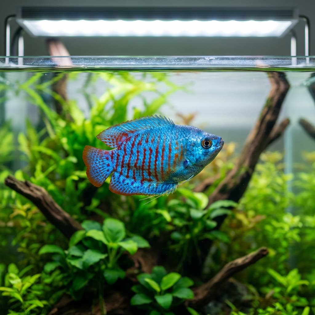 Dwarf Gourami Blue Neon (Trichogaster lalius var.)