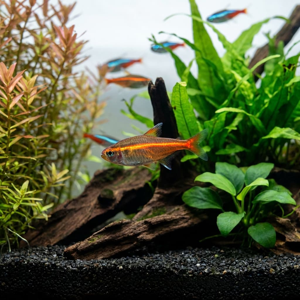 Glowlight Tetra (Hemigrammus erythrozonus)