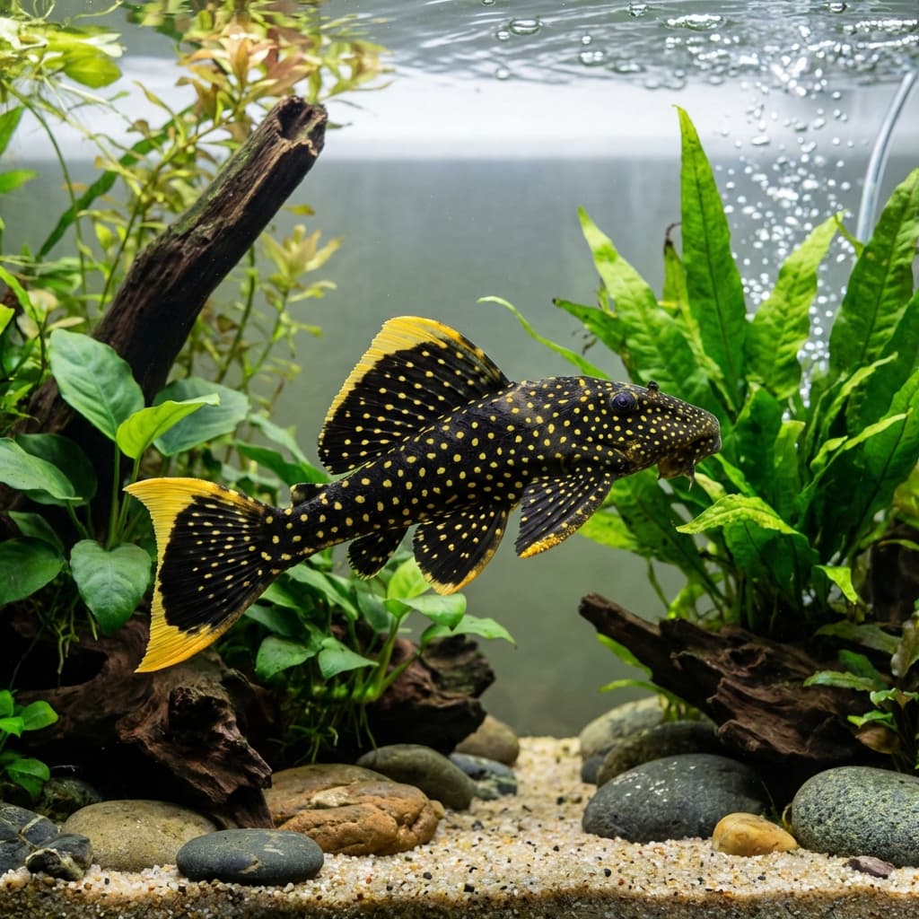Gold Nugget Pleco L-018 (Baryancistrus xanthellus)
