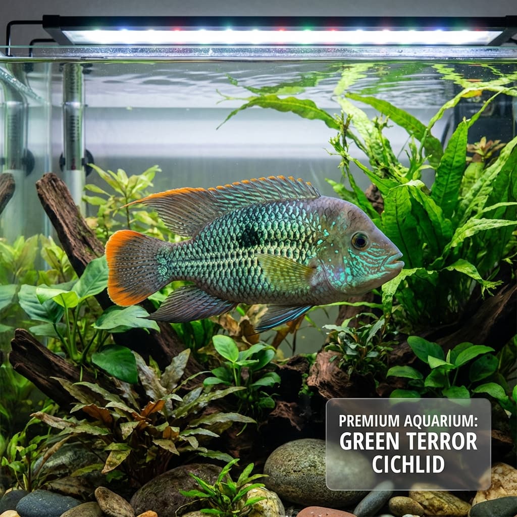 Green Terror (Andinoacara rivulatus)