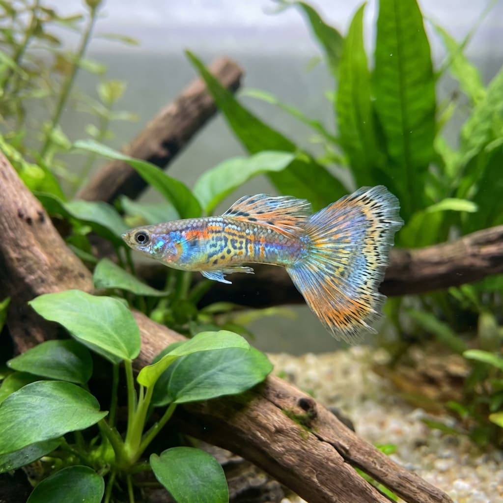 Guppy Male Fancy Mix (Poecilia reticulata)