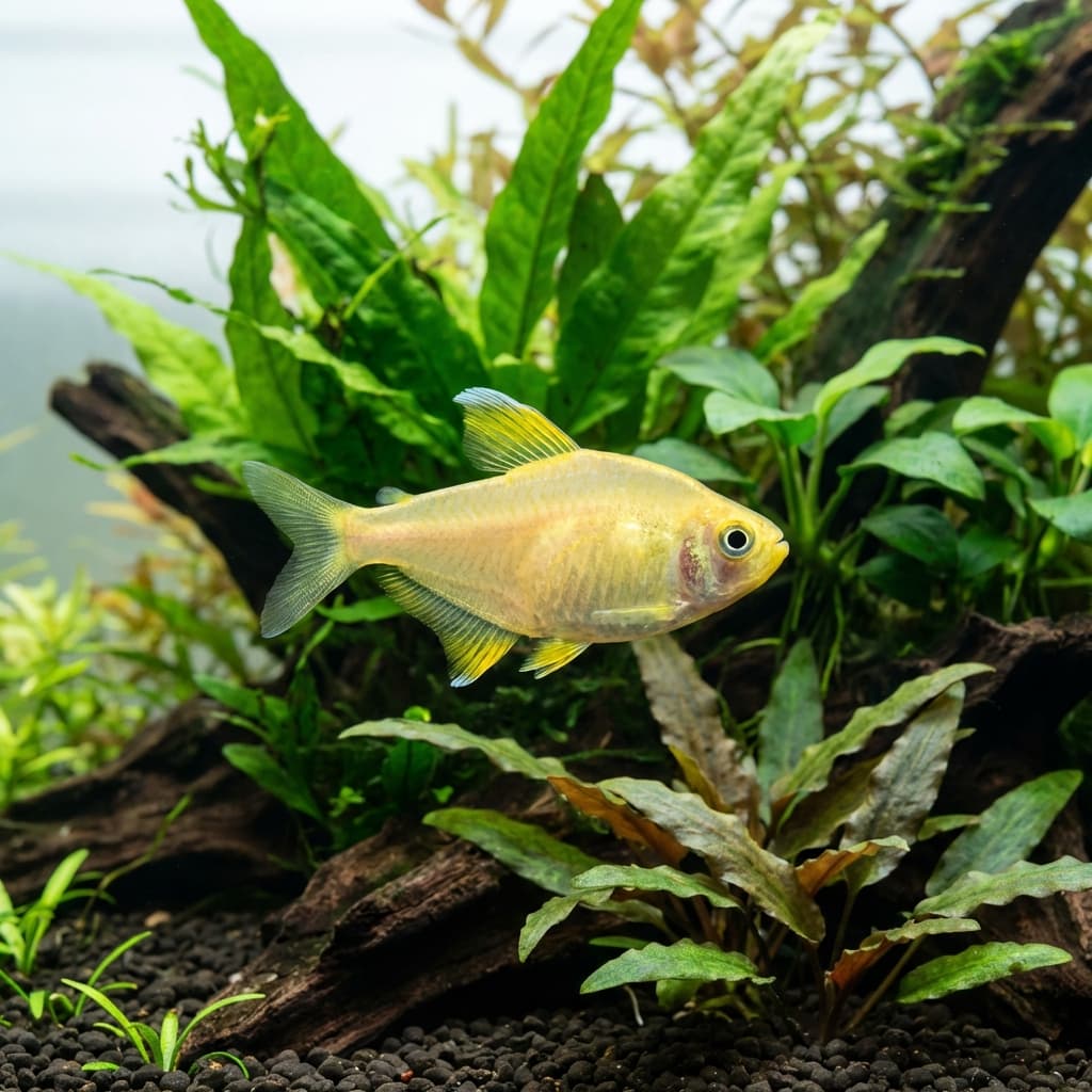 Lemon Tetra (Hyphessobrycon pulchripinnis)