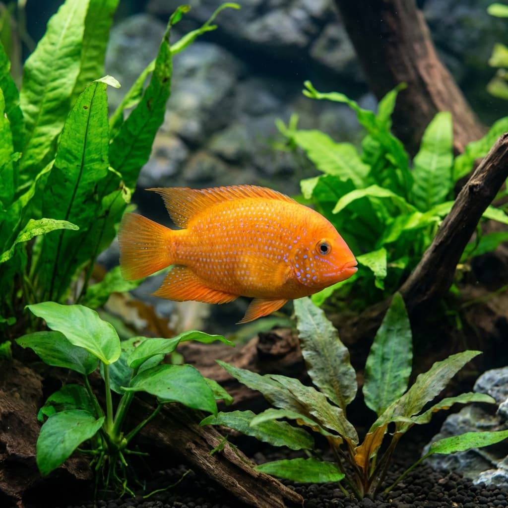 Orange Chromide (Pseudetroplus maculatus)