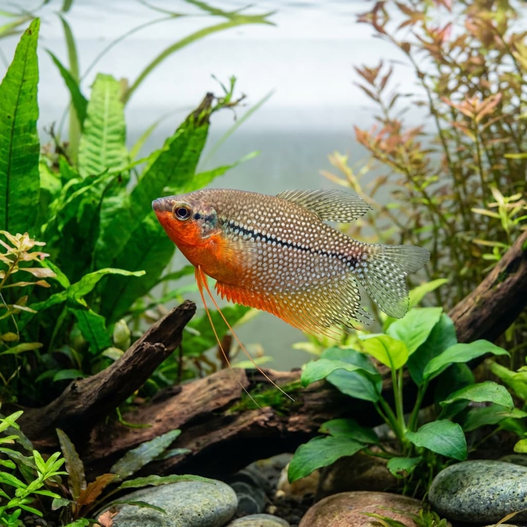 Pearl Gourami (Trichopodus leerii)