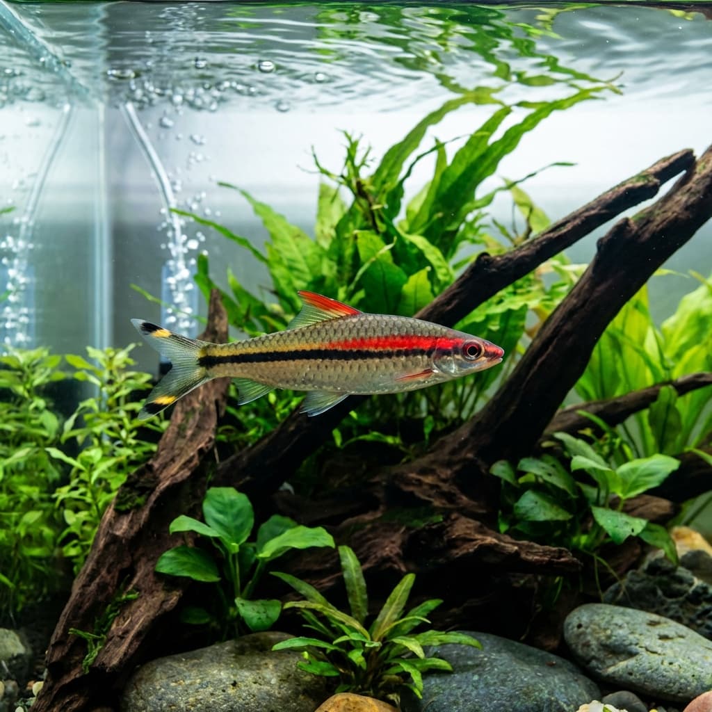 Red Line Torpedo Barb (Puntius denisonii 'Red Line')