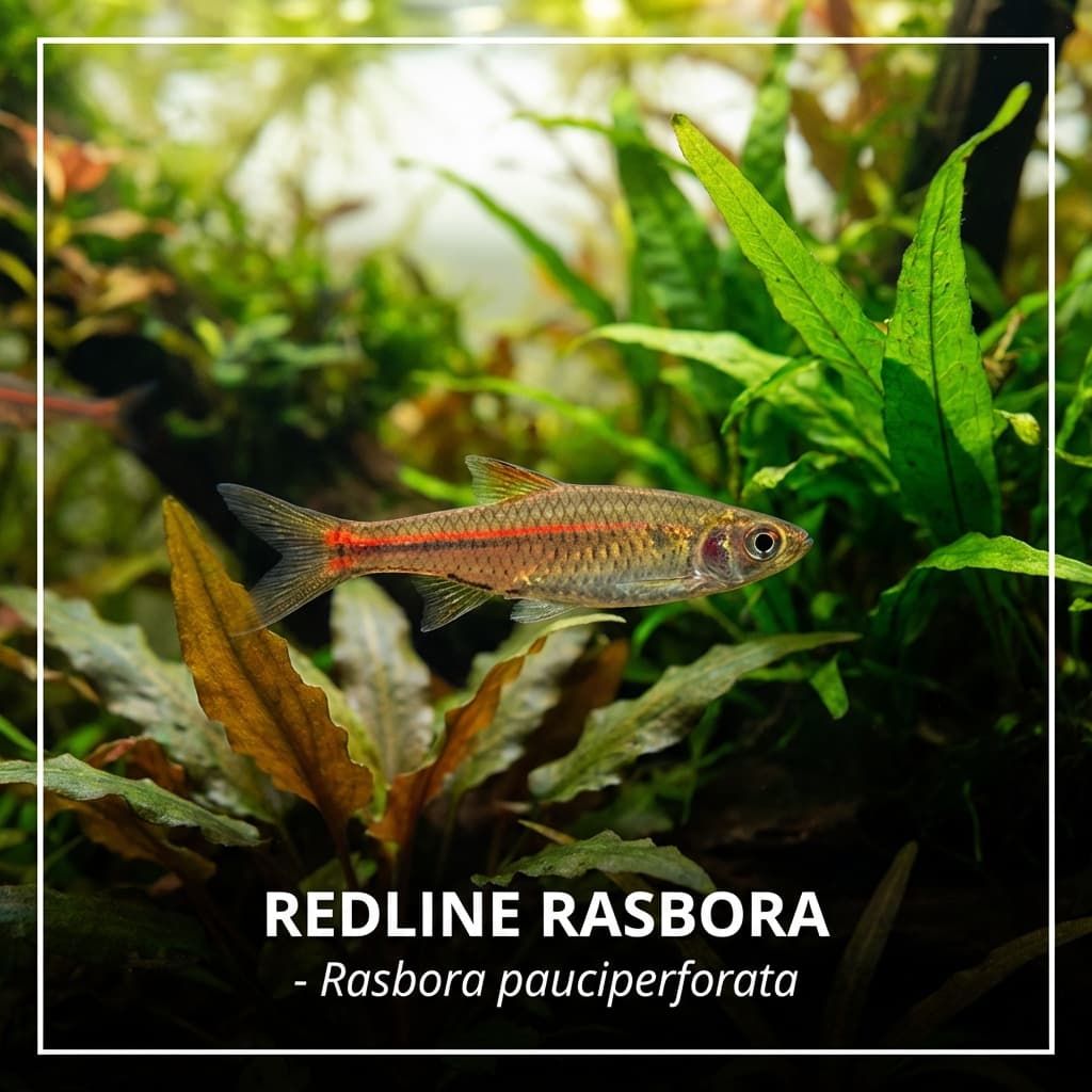 Redline Rasbora (Rasbora pauciperforata)