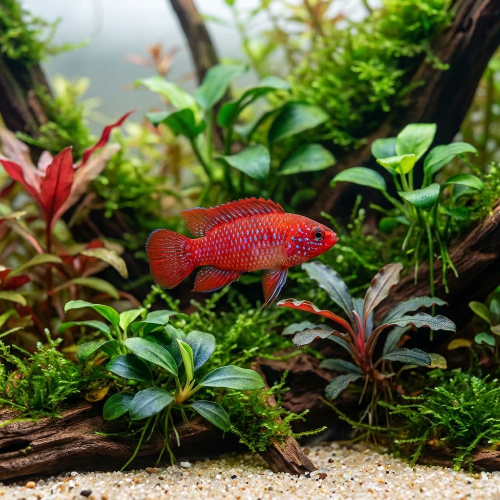 Scarlet Gem Badis (Dario hysginon)