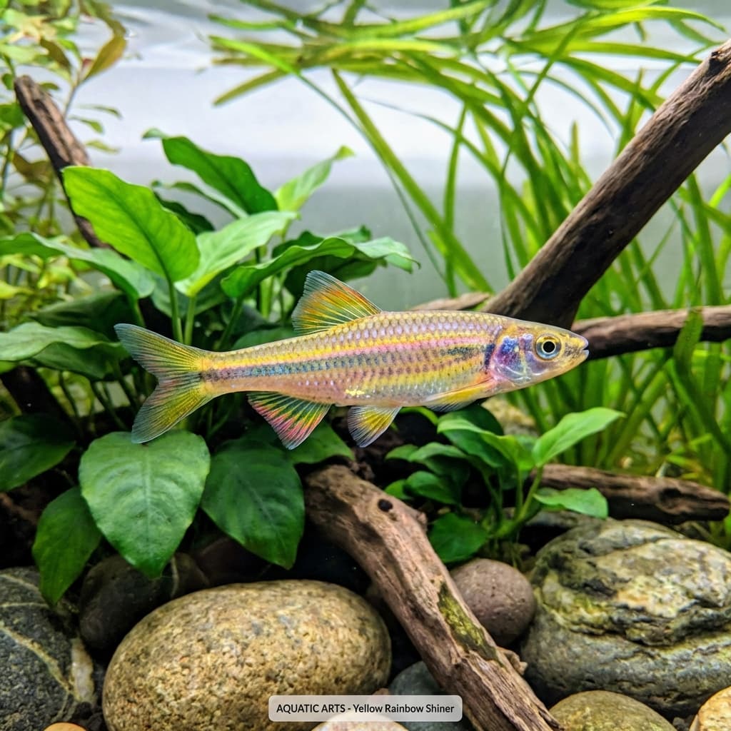 Yellow Rainbow Shiner (Notropis chrosomus)